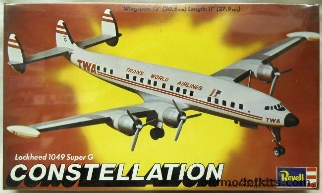 Revell 1/128 Lockheed 1049 Super G Constellation - TWA, H167 plastic model kit